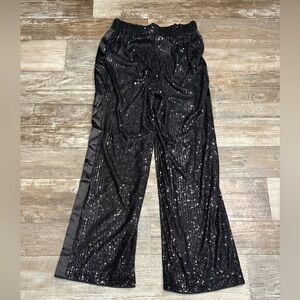 New York & Company Women’s Black Sequin Trousers Size Medium